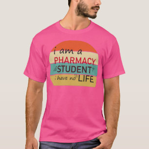Camiseta eu sou estudante de farmácia não tenho vida essent