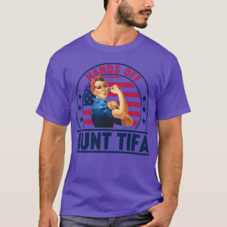 Camiseta eu sou fa Mãos Fora Tia Subtil 8647 Antirump fri