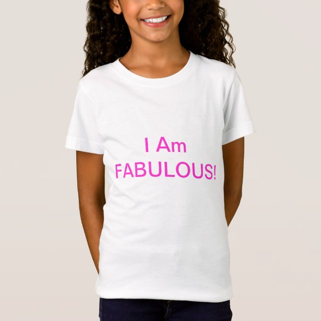Camiseta Eu sou fabuloso (Frente)