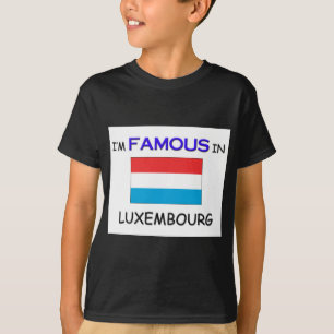 Camiseta Eu sou famoso em LUXEMBOURG