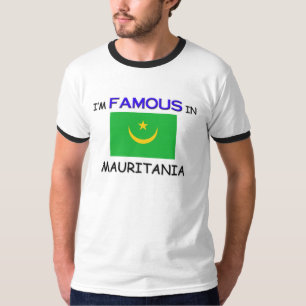 Camiseta Eu sou famoso em MAURITÂNIA