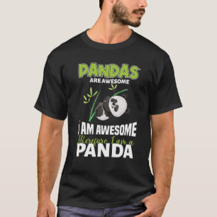 Camiseta Eu Sou Fantástico Pandas São Incríveis - Panda