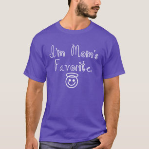 Camiseta Eu sou favorito da mãe com anjo