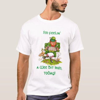 Camiseta Eu sou feelin', um o irlandês pequenino do bocado,