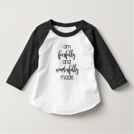 Camiseta Eu sou Feliz e Maravilhosamente Criada de Toddler