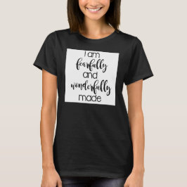 Camiseta Eu sou Feliz e Maravilhosamente Criada de Toddler