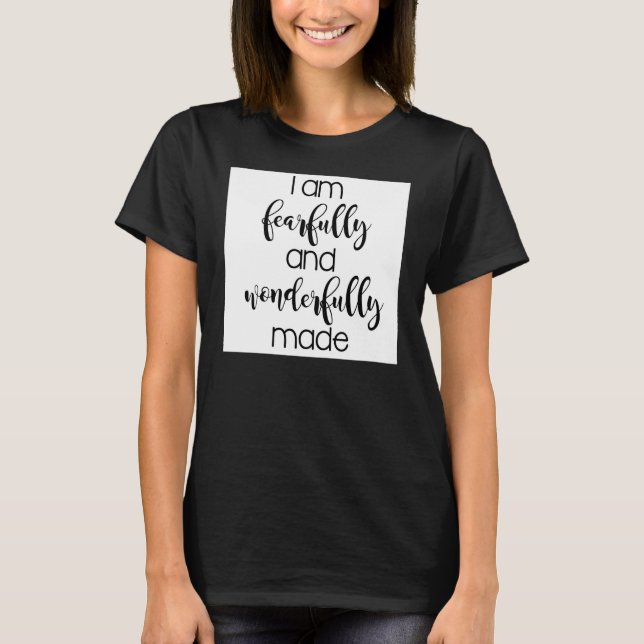 Camiseta Eu sou Feliz e Maravilhosamente Criada de Toddler (Frente)