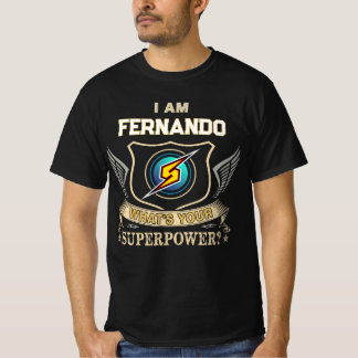 Camiseta Eu Sou FERNANDO Qual É Seu Superpoder