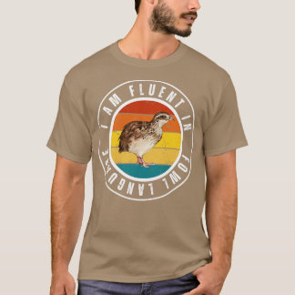 Camiseta Eu sou fluente na língua das aves 7