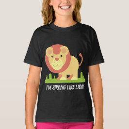 CAMISETA EU SOU FORTE COMO O LION
