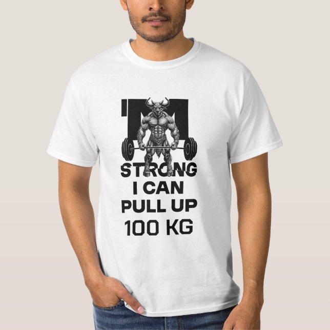 Camiseta Eu Sou Forte - Eu Posso Levantar (Frente)