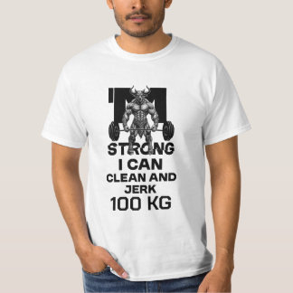 Camiseta Eu sou forte - Eu posso limpar e chupar