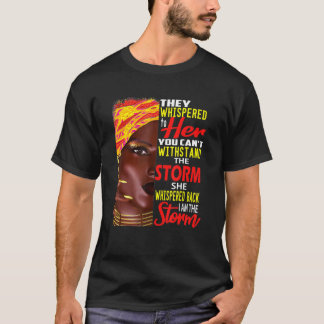 Camiseta Eu Sou Forte Mulheres Africanas Eu Sou A Tempestad