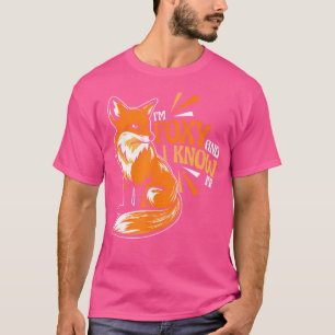 Camiseta Eu Sou Foxy E Eu Conheço Fox Canidae Caninae