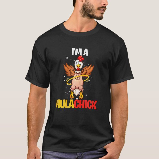 Camiseta Eu Sou Frango de Hula Hoop Hulachick (Frente)