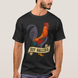 Camiseta Eu sou Gallero Galo Frango Fazendeiro Amante de Av