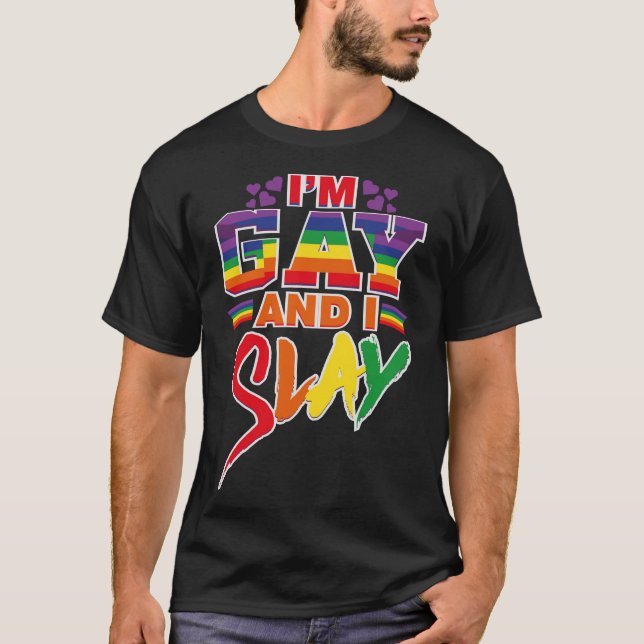 Camiseta Eu sou Gay e Slay (Frente)