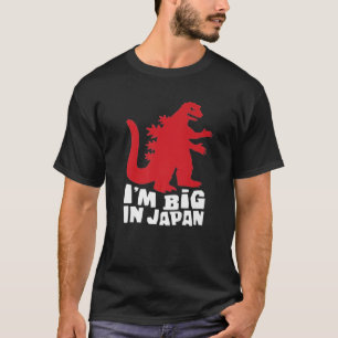 Camiseta Eu sou grande no Japão Piada presente