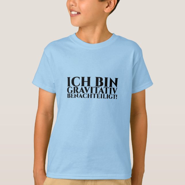 CAMISETA EU SOU GRAVITACIONALMENTE DESFALCADO (Frente)