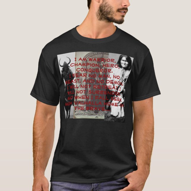 CAMISETA EU SOU GUERREIRO (Frente)