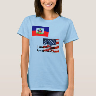 Camiseta Eu sou haitiano americano.....