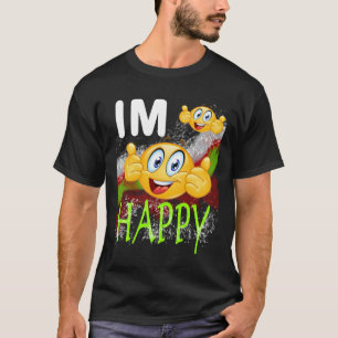 Camiseta Eu sou Happy Emoji T-shirt