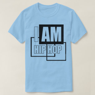 CAMISETA EU SOU HIP HOP - BLOCK PRETO