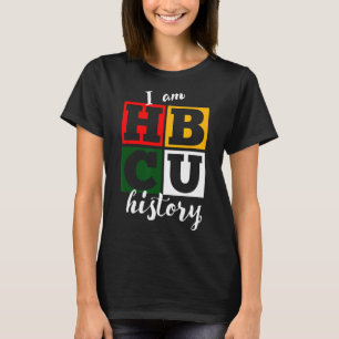 Camiseta Eu Sou História Hbcu - Mês da História Negra