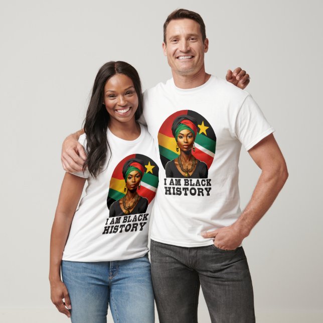 Camiseta Eu sou História Negra (Unissex)