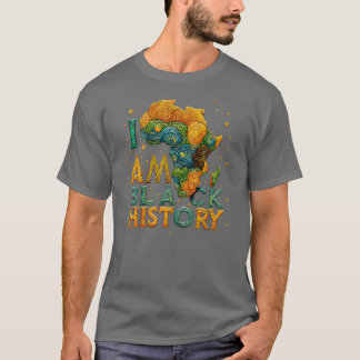 Camiseta EU SOU HISTÓRIA NEGRA Ativismo Preto 1