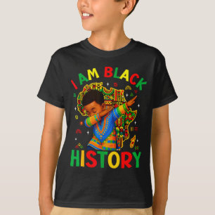 Camiseta Eu Sou História Negra Mês da História Negra Menino