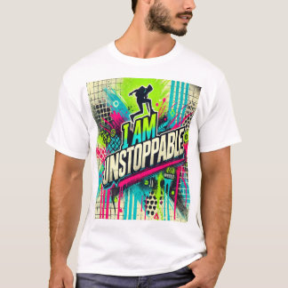 Camiseta Eu Sou Imparável - Grafite Urbano T-Shirt