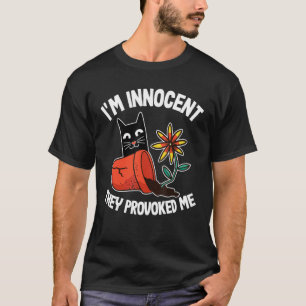 Camiseta Eu sou inocente. Eles me proclamaram por uma fábri