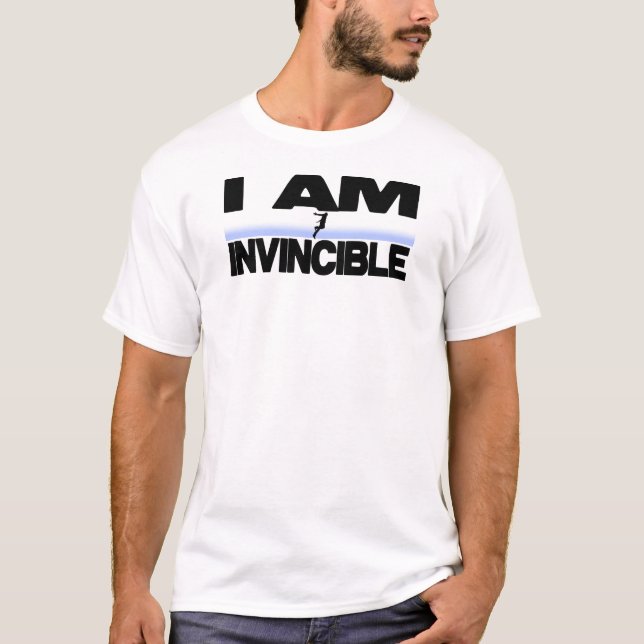 Camiseta Eu sou invencível (Frente)