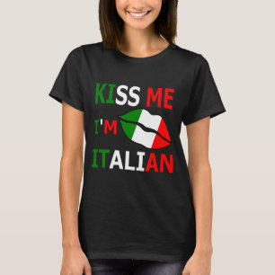 Camiseta Eu Sou Italiano Beije-Me