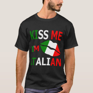 Camiseta Eu Sou Italiano Beije-Me