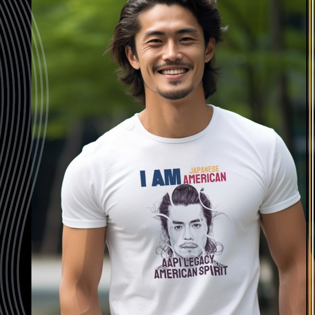Camiseta Eu sou japonês-americano (homem) - Dia do Patrimôn (Criador carregado)