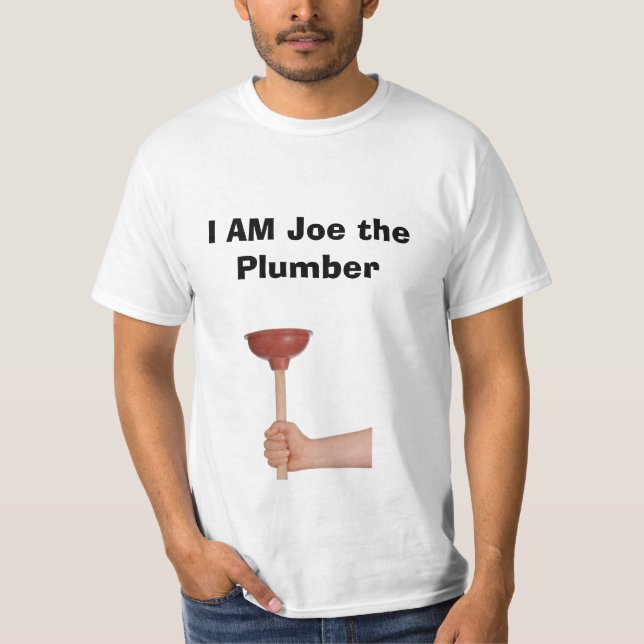 Camiseta EU SOU Joe o canalizador (Frente)