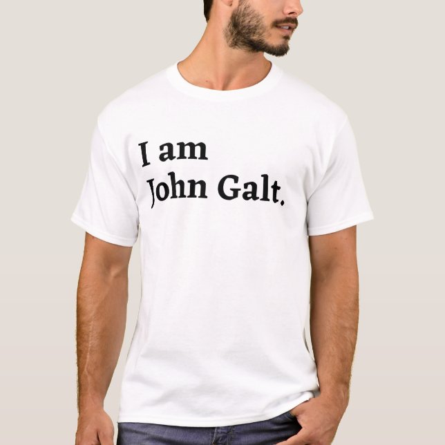 CAMISETA EU SOU JOHN GALT (Frente)