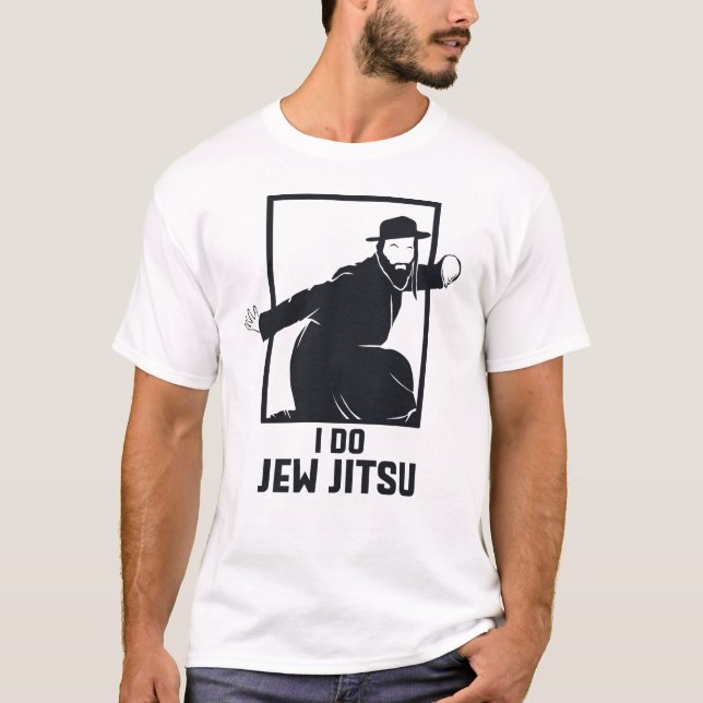 Camiseta Eu Sou Judeu Jitsu Engraçado Jui Jutsu (Frente)