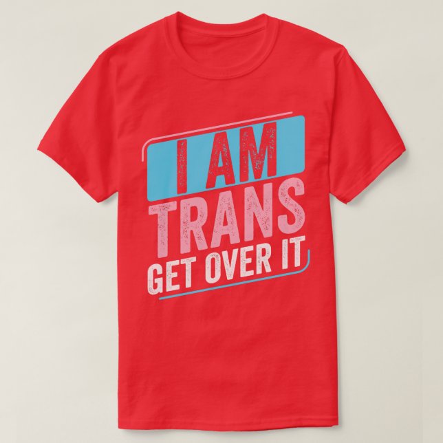 Camiseta Eu sou LGBT Transgênero de Orgulho Transgênere (Frente do Design)