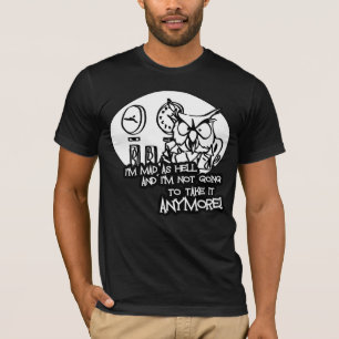 Camiseta Eu sou louco como o t-shirt do inferno