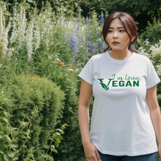 Camiseta Eu sou Lovin Vegan T-Shirt