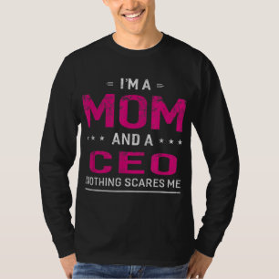 Camiseta Eu sou mãe e CEO para mulheres, mãe, doação engraç