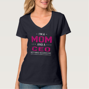 Camiseta Eu sou mãe e CEO para mulheres, mãe, doação engraç