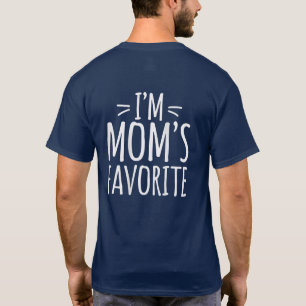 Camiseta Eu sou Mãe favorita Família Engraçado Sarcástico
