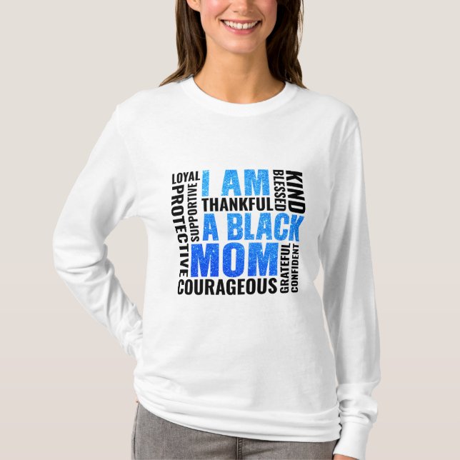 Camiseta Eu Sou | Mãe negra (Frente)