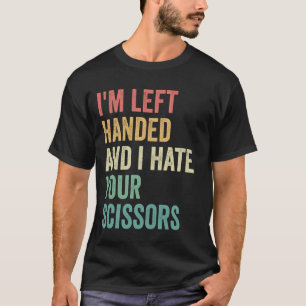 Camiseta Eu sou mandada e eu te odeio tesoura engraçado
