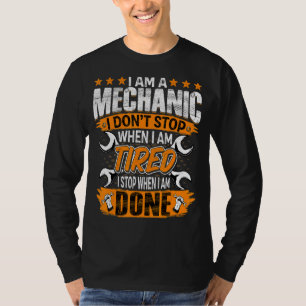 Camiseta Eu sou mecânico mecânico de garagem mecânico autom