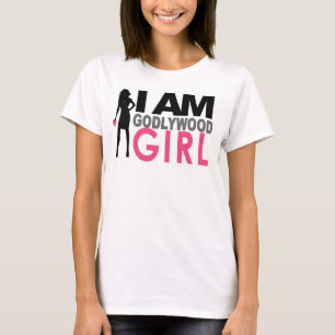 Camiseta Eu sou menina de Godlywood - parte superior do